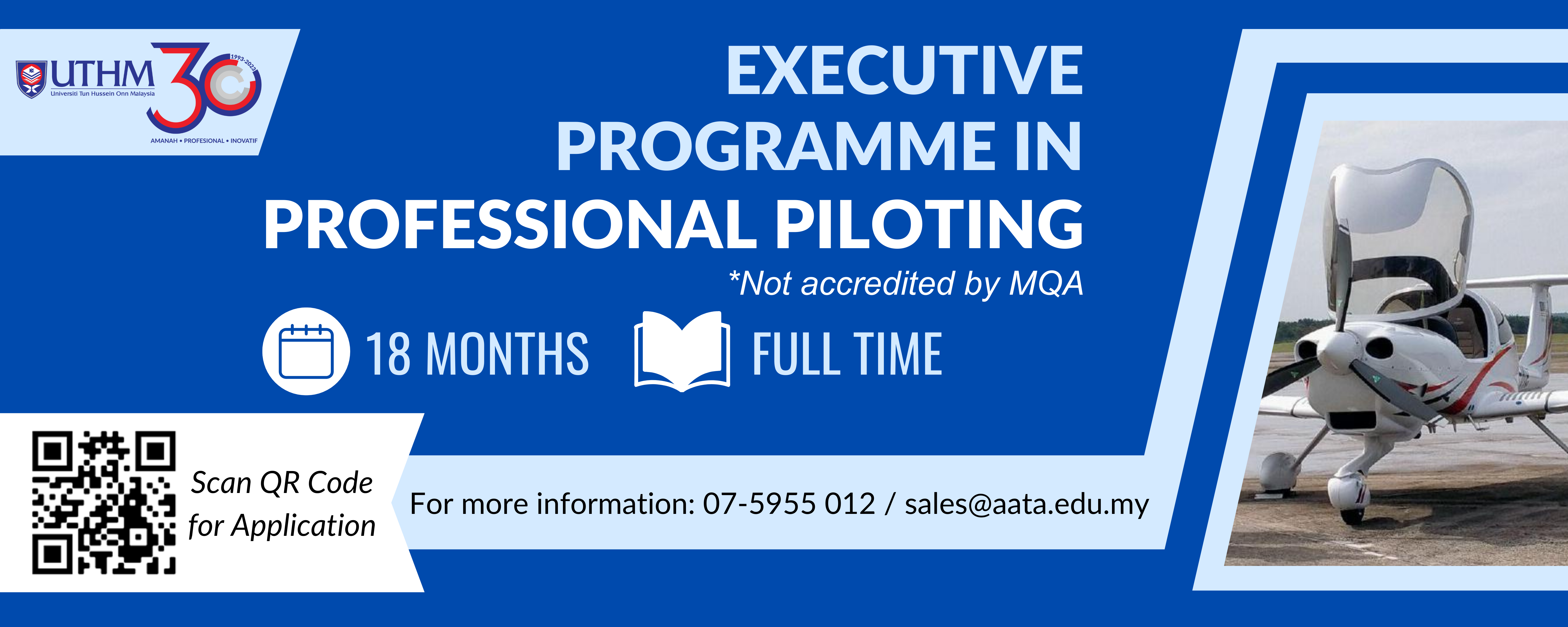 EXECUTIVE PROGRAMME IN PROFESSIONAL PILOTING
